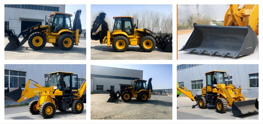 Multifunctional backhoe loader